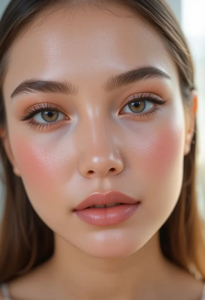 The Cheeks-and-Nose Flush